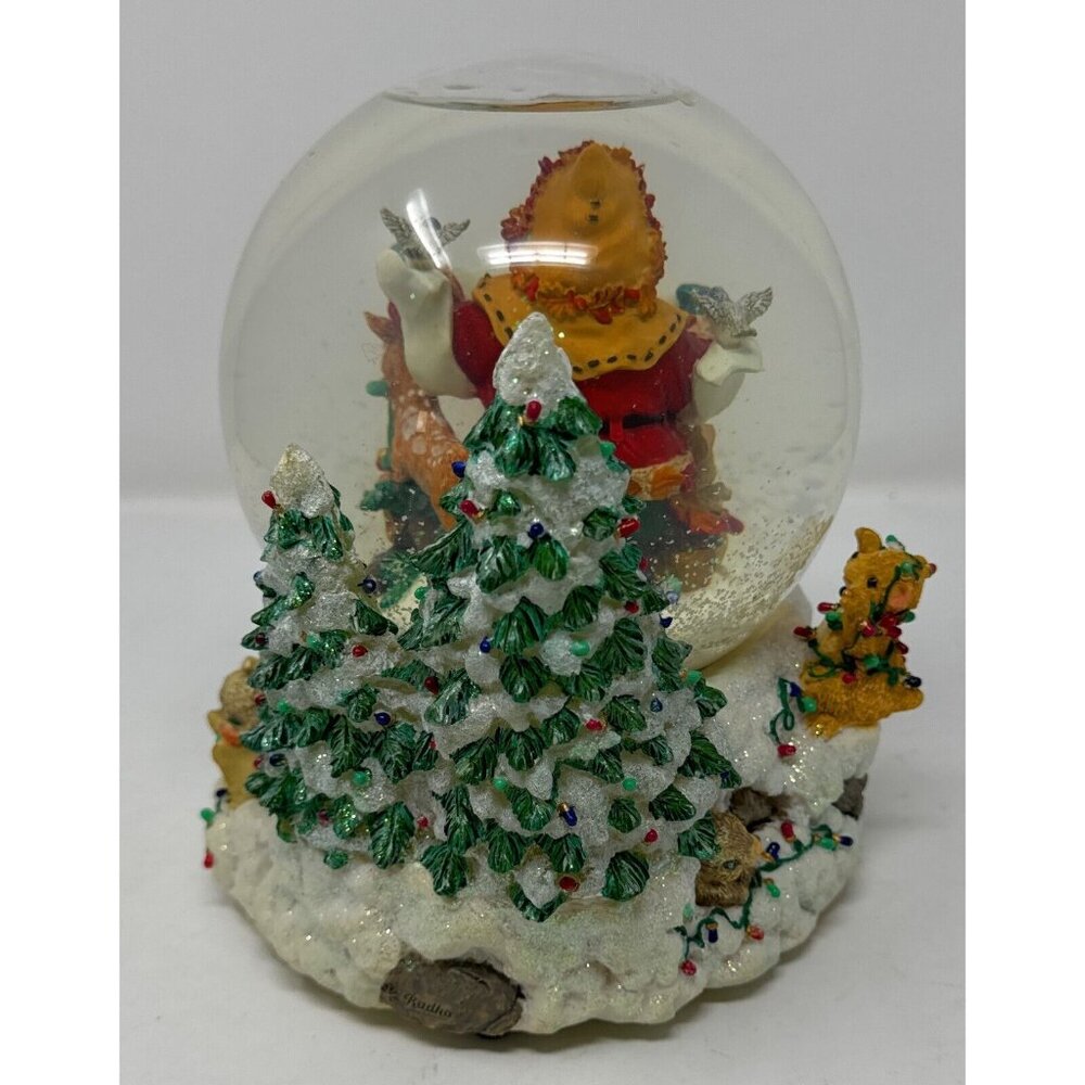 Christopher Radko Snow Globe Vtg Happy Holidays Christmas Limited‎ Edition - Picture 2 of 3